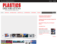Tablet Screenshot of plasticsdecorating.com